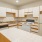 Large kitchen with ample countertop space