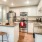 Remodeled kitchen with ample cabinet space