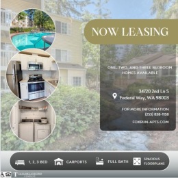 Pre-Lease Your New Home Today! 🏠 https://1737002.onlineleasing.realpage.com/#k=35540 Instagram post from @foxrunaptswa on July 19, 2024 18:01:40pm